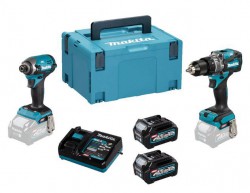 Makita DK0176G205 40v Max XGT Brushless Impact Driver & Drill Combo Kit with 2 x 2.5Ah Batteries